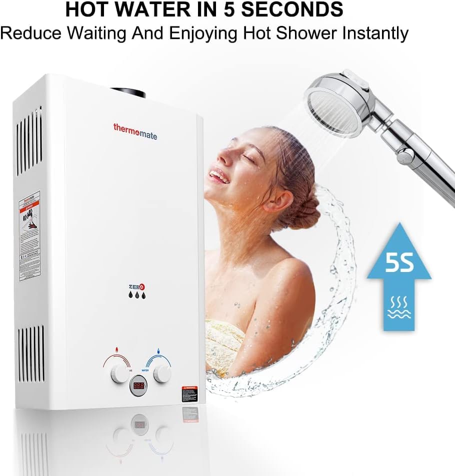 HOT WATER IN 5 SECONDS Reduce Waiting And Enjoying Hot Shower Instantly