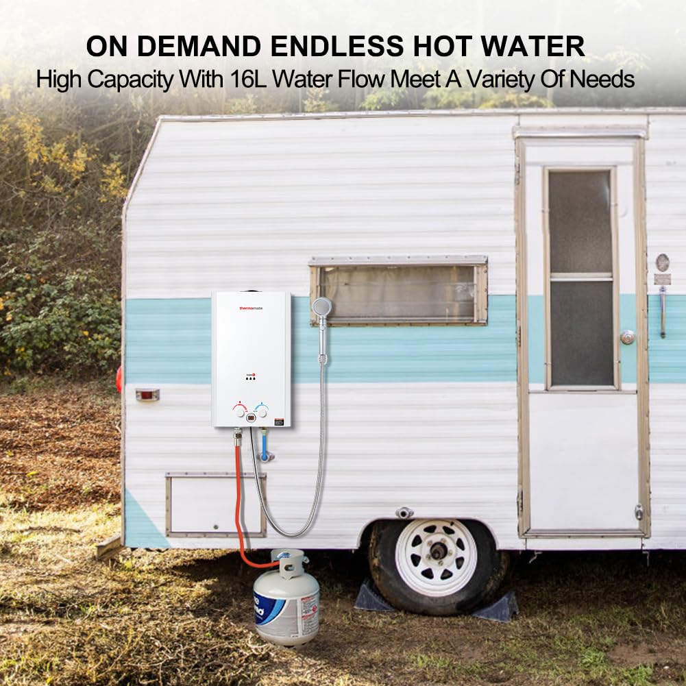 ON DEMAND ENDLESS HOT WATER High Capacity With 16L Water Flow Meet A Variety Of Needs