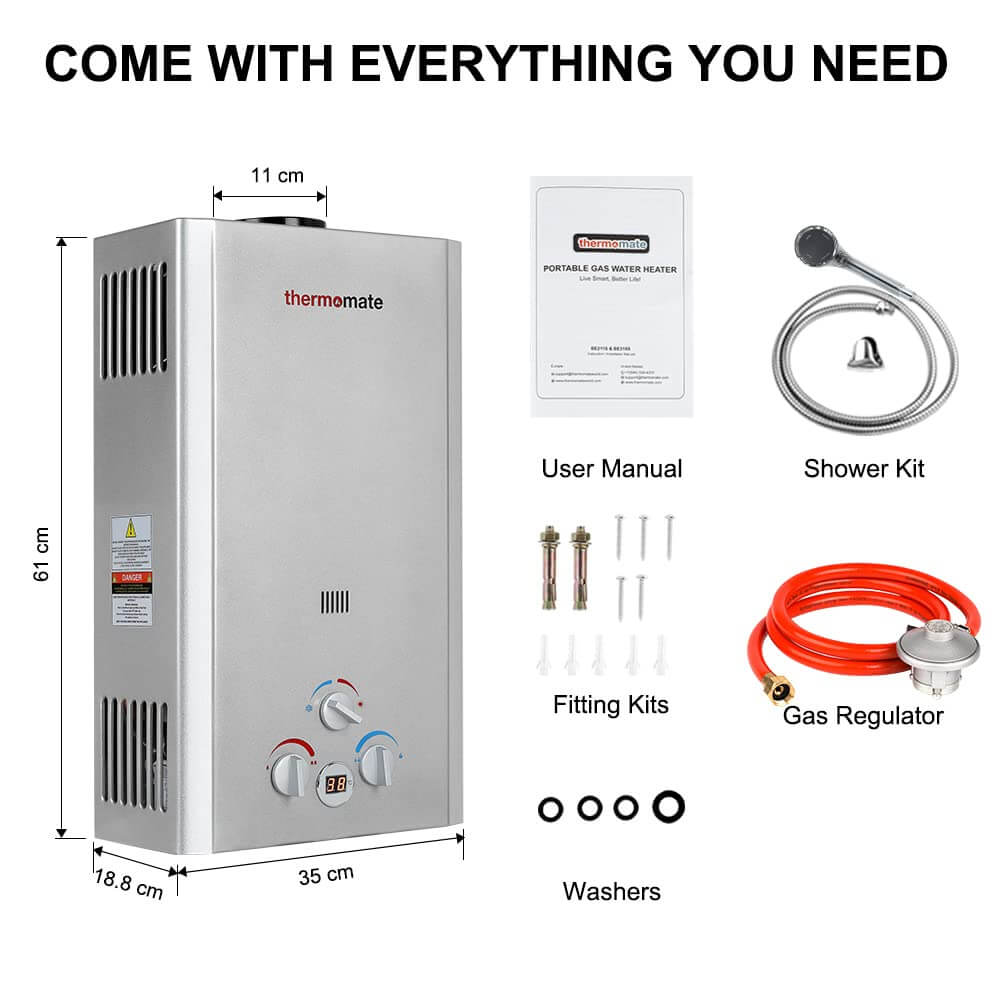 12L Propane Gas Tankless Water Heater